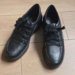 Mephisto Black Leather Shoes Lace-up Model Sz 8.5